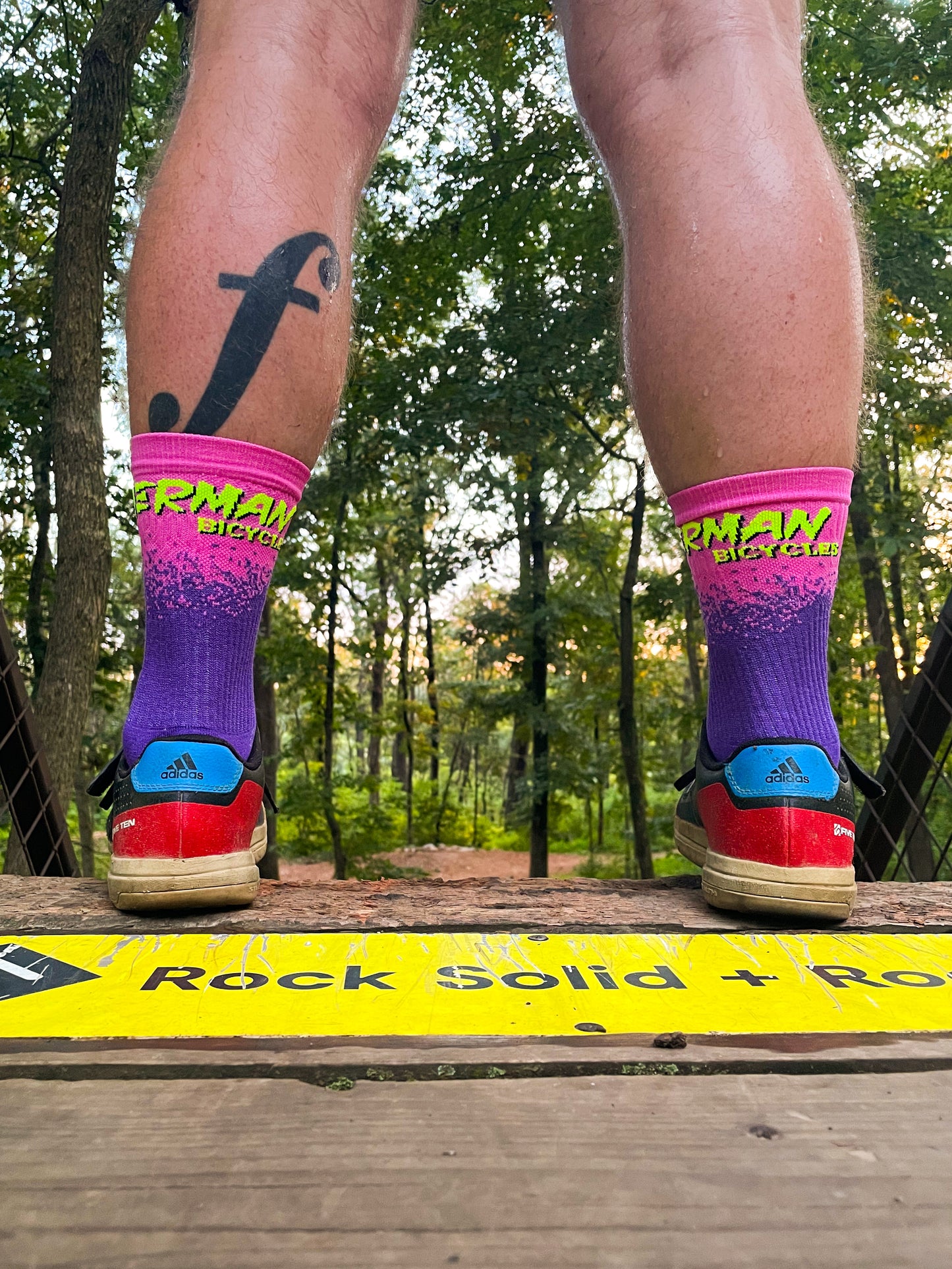 Merman Socks Pink and Purp