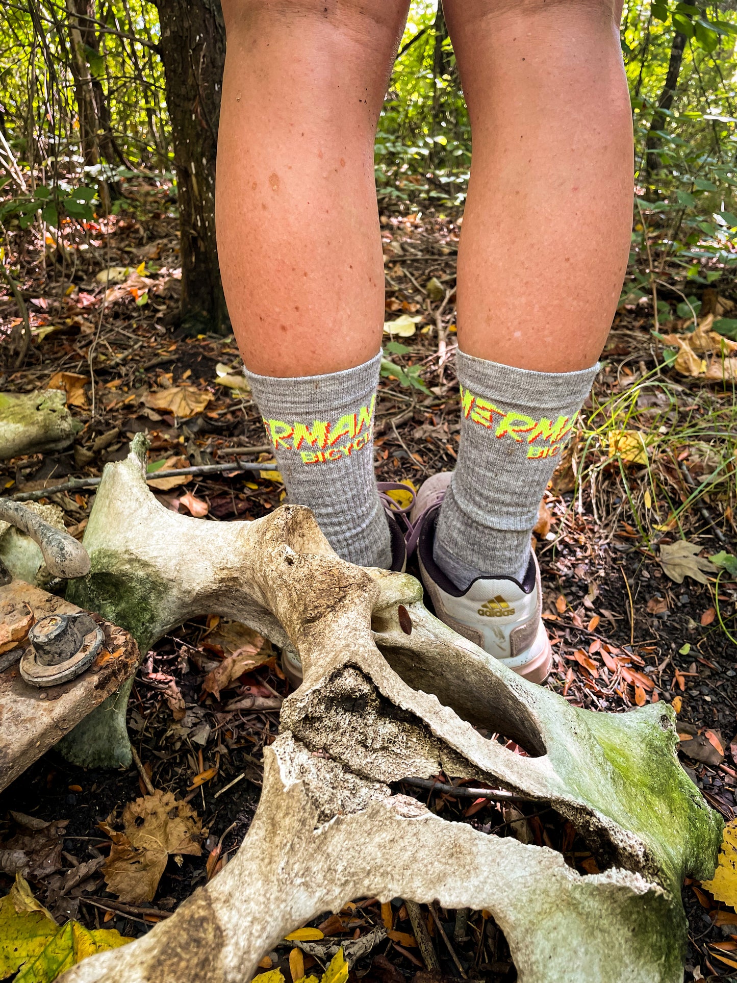 Merman Socks Grey WOOL