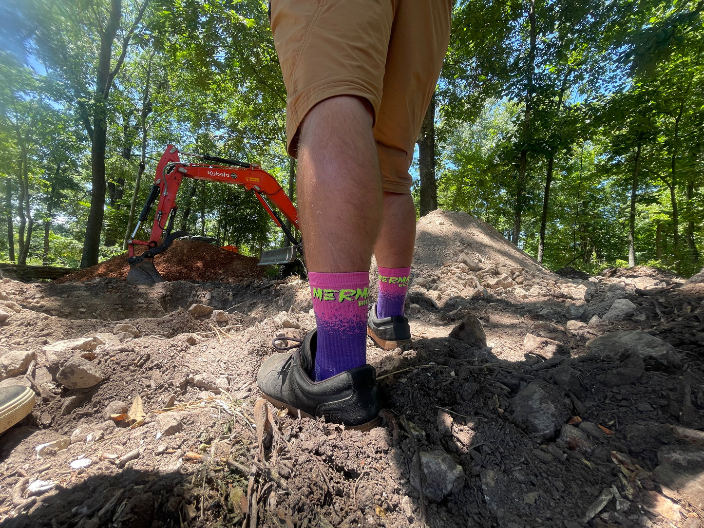 Merman Socks Pink and Purp