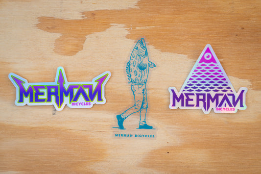 Merman Sticker 3 Pack