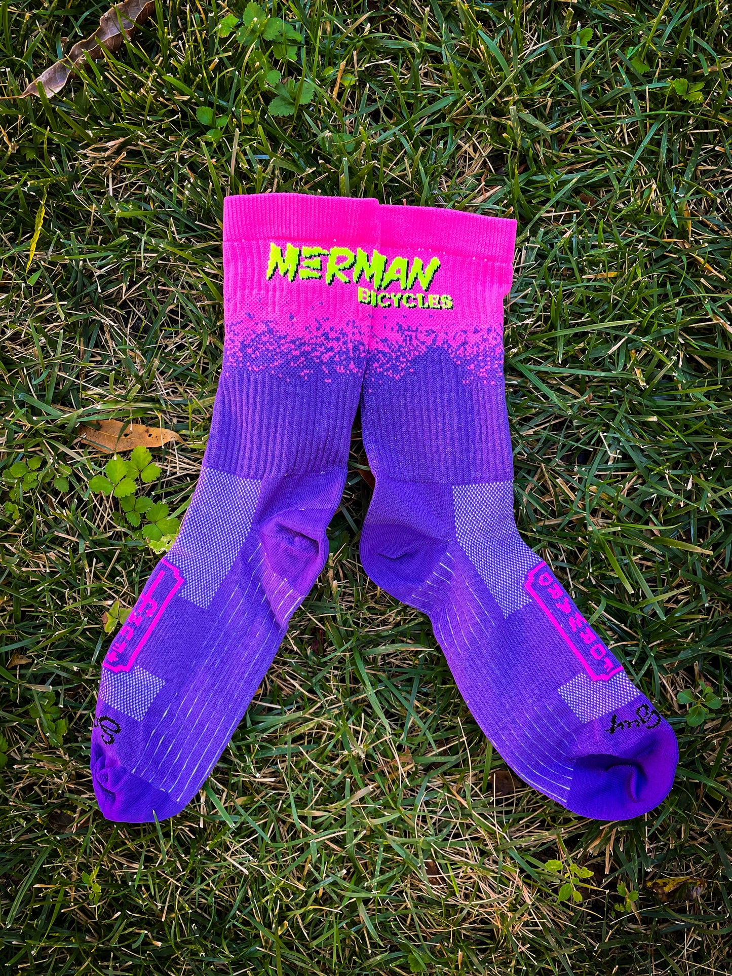 Merman Socks Pink and Purp
