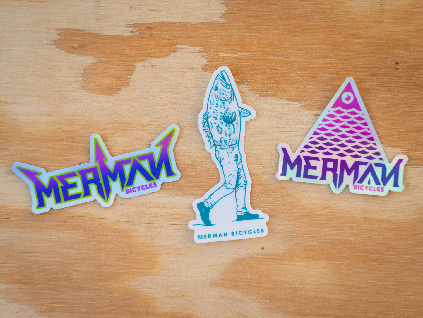 Merman Sticker 3 Pack